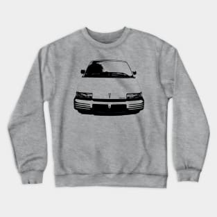 Pontiac Trans Sport 1990s American classic minivan monoblock black Crewneck Sweatshirt